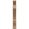 Ekena Millwork 5 1/2-in W x 36-in D x 36-in H Balboa Slat Rough Cedar Woodgrain TimberThane Outlooker, Primed Tan OUTUR055X36X36BOA24RCPR - alternate 5